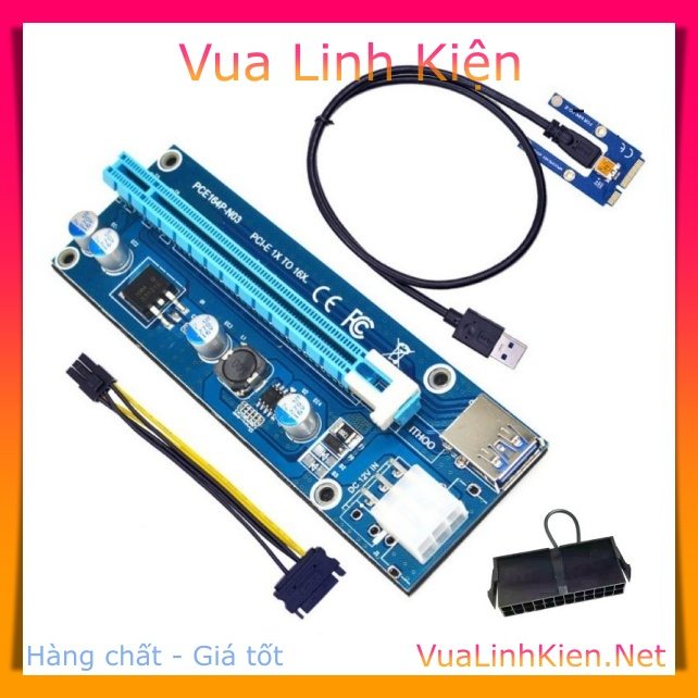 Riser Mini PCIE to PCIE 16x Lắp VGA rời cho Laptop