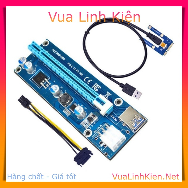 Riser Mini PCIE to PCIE 16x Lắp VGA rời cho Laptop