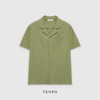 Áo sơmi nam tenpo đũi | cuban shirt