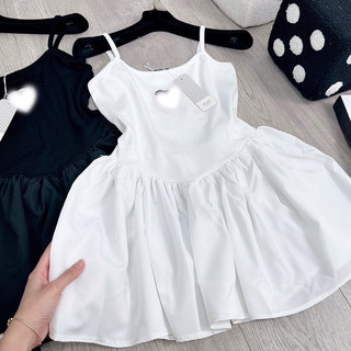 Váy 2 dây bồng xoè