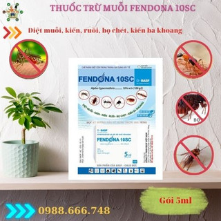 Chế Phẩm Diệt Côn Trùng FENDONA 10SC - Thuốc Diệt Muỗi Kiến Gián (gói 5ml)