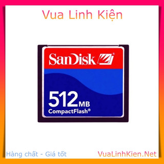 Thẻ nhớ CF Sandisk 512MB CompactFlash dùng cho máy CNC - công nghiệp