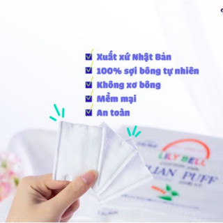 Bông Tẩy Trang Mềm Mịn Lily Bell
