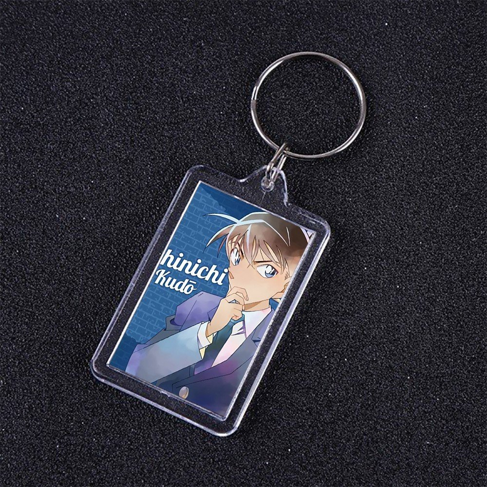 Móc khóa mica IN HÌNH DETECTIVE CONAN THÁM TỬ LỪNG DANH ver CHÂN DUNG anime chibi xinh xắn tiện lợi dễ thương