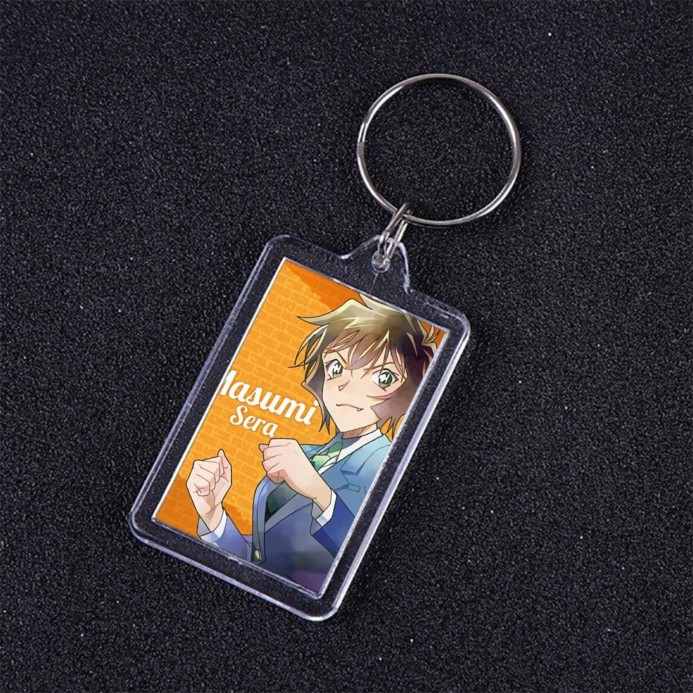 Móc khóa mica IN HÌNH DETECTIVE CONAN THÁM TỬ LỪNG DANH ver CHÂN DUNG anime chibi xinh xắn tiện lợi dễ thương