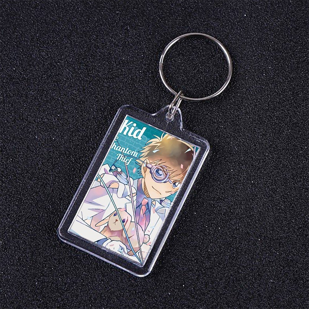 Móc khóa mica IN HÌNH DETECTIVE CONAN THÁM TỬ LỪNG DANH ver CHÂN DUNG anime chibi xinh xắn tiện lợi dễ thương