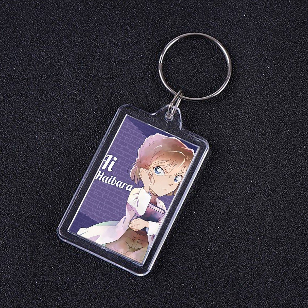 Móc khóa mica IN HÌNH DETECTIVE CONAN THÁM TỬ LỪNG DANH ver CHÂN DUNG anime chibi xinh xắn tiện lợi dễ thương