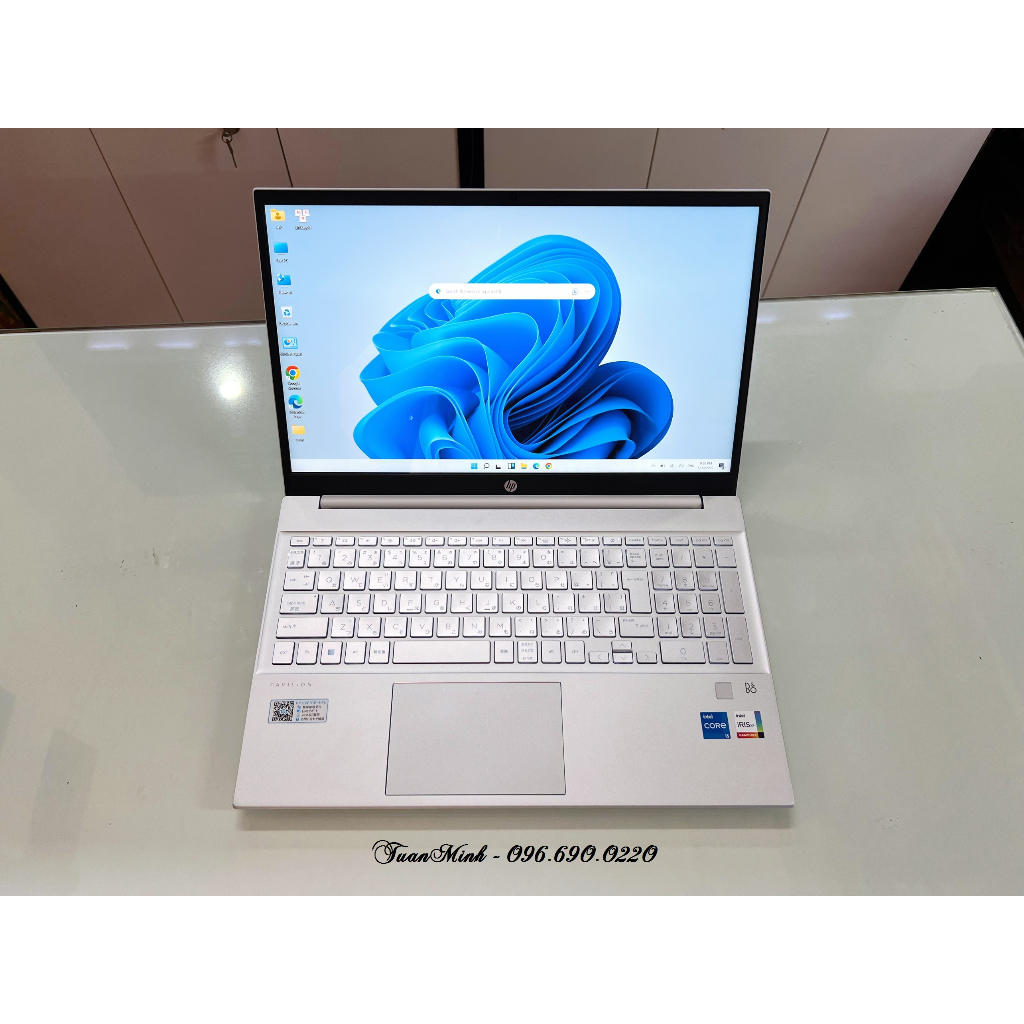 Laptop cũ HP Pavilion 15 eg0xxx - Core i5 11th 1135G7 - màn hình 15.6" FULL HD cảm ứng - MỎNG NHẸ TRẮNG MUỐT
