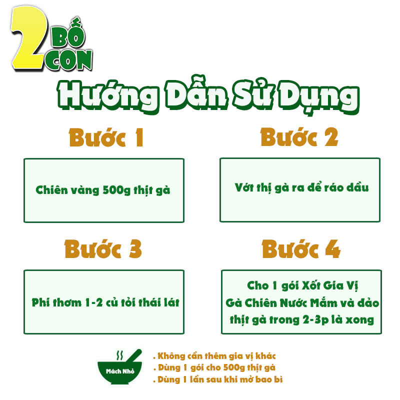 Xốt Gia Vị Gà Chiên Nước Mắm DELI 80g Gia Vị Hoàn Chỉnh