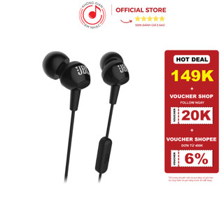 Tai nghe nhét tai jbl c150si - chính hãng pgi