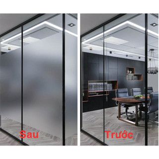 Giấy dán kính mờ, decal kính mờ văn phòng cát nhám dán cửa kính văn phòng, cửa sổ phòng ngủ đẹp giá rẻ