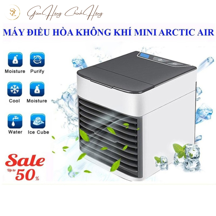 Quạt Điều Hòa Hơi Nước - Quạt Mini Để Bàn Phun Sương Siêu Mát Chân Cắm USB Tiện Ích - Bảo Hành 12 Tháng ( bảo hành 6 thá