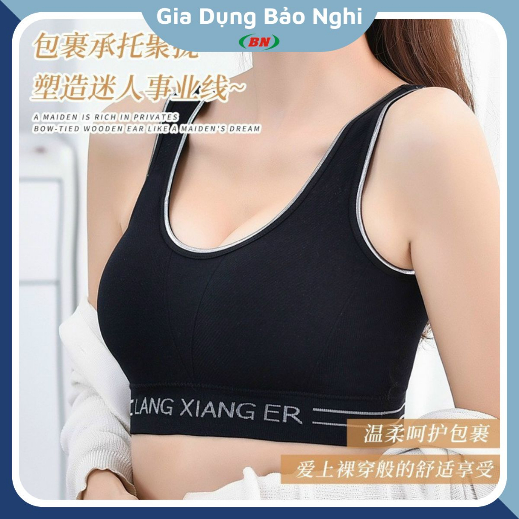 Áo Tập Gym Yoga Bra Big Size To LIAN Kẻ Viền Korea