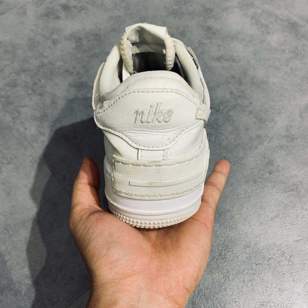 Giày 2hand Nike Air Force 1 Shadow Triple White CI0919 100