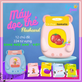 Máy Đọc Thẻ Flashcard Tiếng Anh Việt Song Ngữ 224 từ vựng cho bé