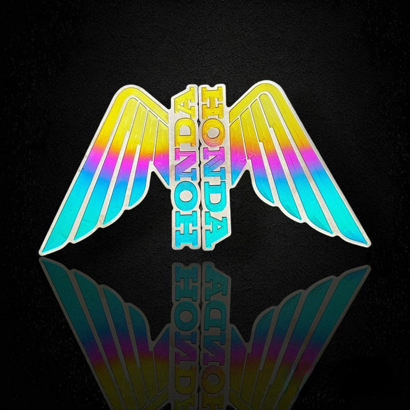 Logo Xe Máy Honda  Hình Cánh Én Titan  Dán Trang Trí Nhiều Vị Trí Trên Xe Cực Chất.