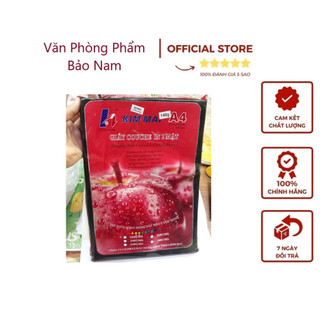 Giấy couche kim mai 2 mặt bóng ĐL 140g