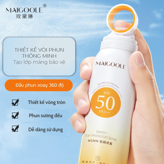 Xịt chống nắng dạng xịt Maigoole SPF 50++ giúp chống tia cực tím bảo vệ làn da