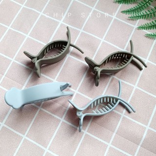 Kẹp tóc càng cua 3 răng dài 8cm đơn giản