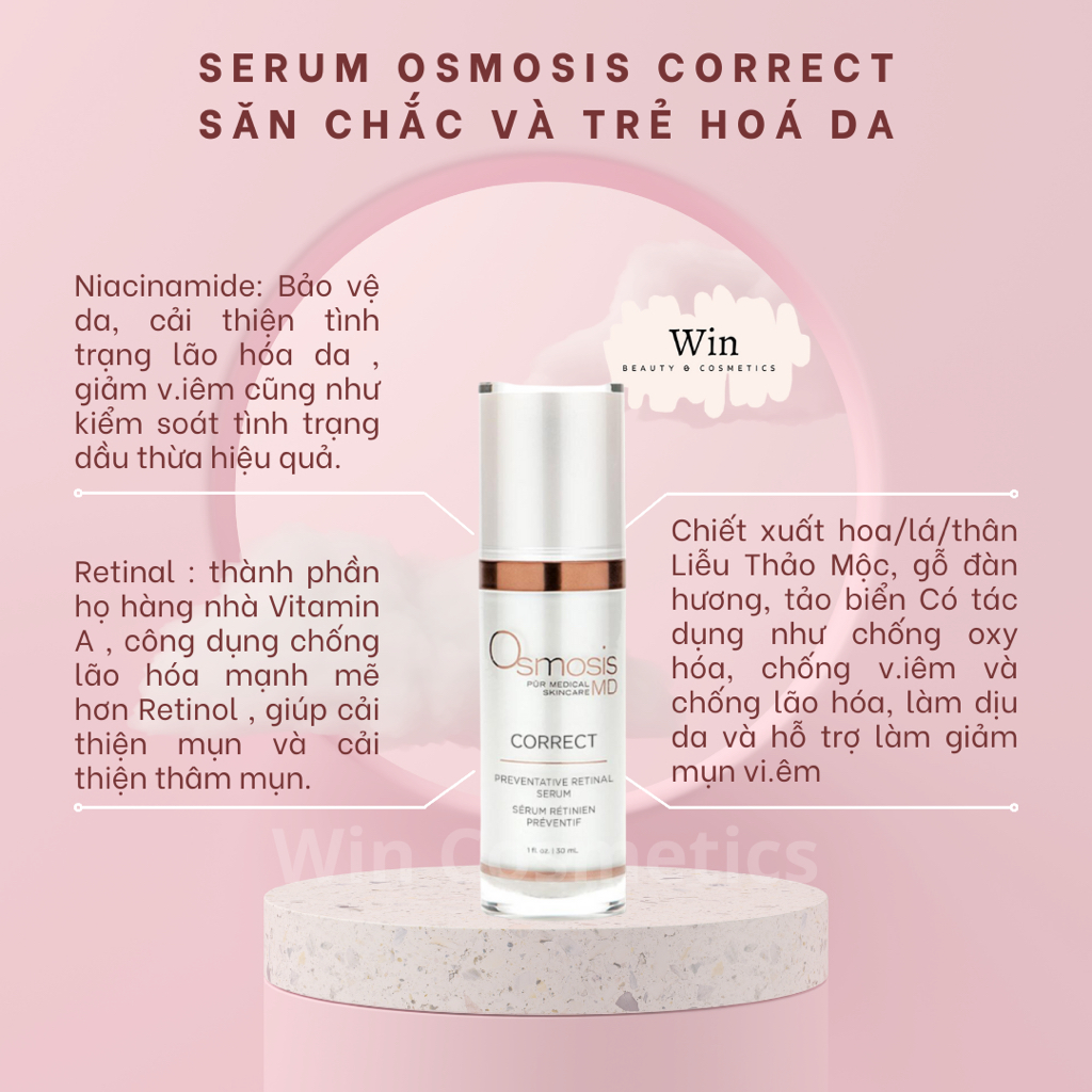 Serum Osmosis Correct Preventative Retinal Serum săn chắc và trẻ hoá da