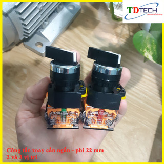 Công tắc xoay tự giữ 2 và 3 vị trí , cần dài , phi 22 mm
