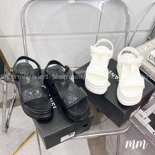 Sandal cn quai ngang trần chỉ đế xuồng basic fullbox
