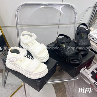 Sandal cn quai ngang trần chỉ đế xuồng basic fullbox