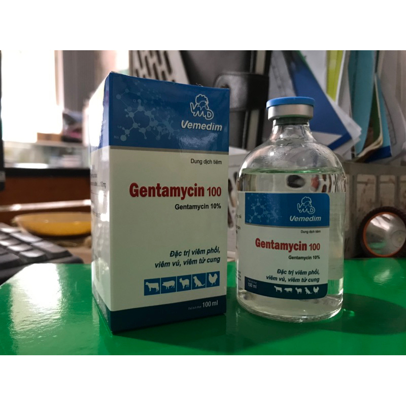 gentamycin 10% 100ml vemedim