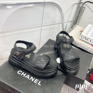 Sandal cn quai ngang trần chỉ đế xuồng basic fullbox