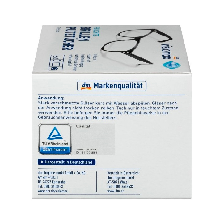 Giấy Lau Kính, Lau Màn Hình Điện Thoại,Lau Máy Ảnh  Best View ,VISIOMAX 52 miếng