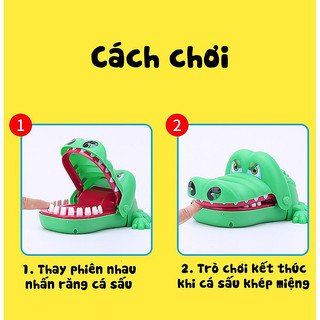 Đồ Chơi Cá Sấu Cắn Tay Crocodile Dentis Vui Nhộn