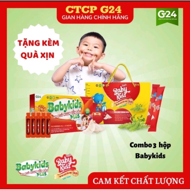 BABYKIDS PLUS ĂN NGỦ NGON YẾN SÀO