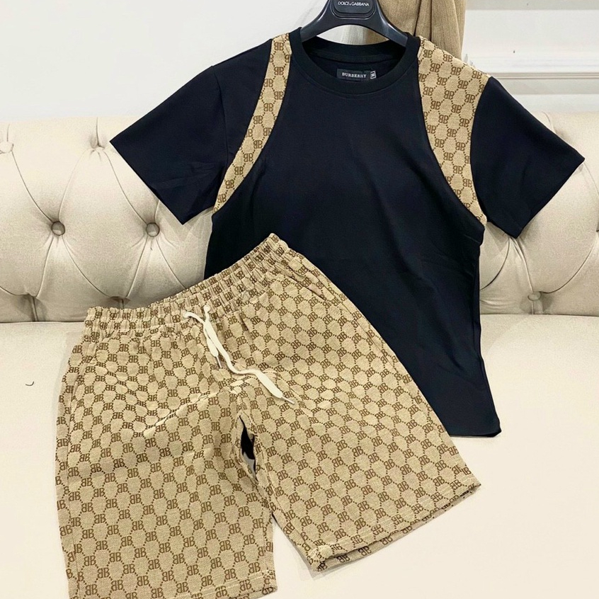 Bộ Thể Thao Cộc Gucci,Dior,Amiri Chất Cotton Dày Dặn Full Box- Set Cộc Tay Nam 99K Siêu Rẻ Chất Co Giãn Thoáng