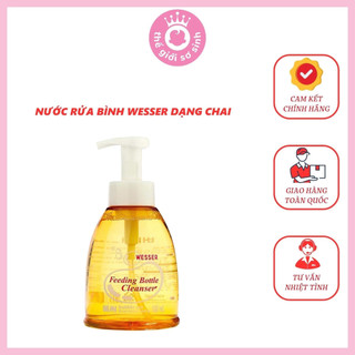 [✨CHÍNH HÃNG 100%] Nước Rửa Bình Sữa Wesser Chính Hãng 500ml – Dạng Chai & Bịch, An Toàn Cho Bé SSVIP
