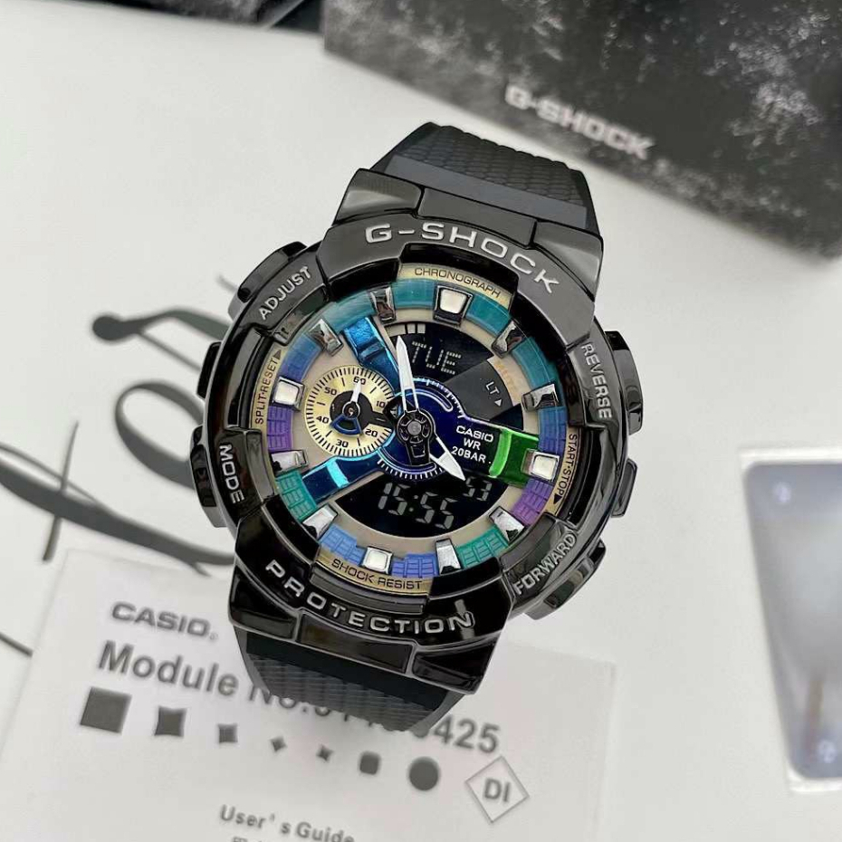 [ Full Box ] Đồng hồ nam G - Shock GM - 110B - 1A, size mặt 45mm, chống nước 5ATM, máy pin, bảo hành máy 12 tháng