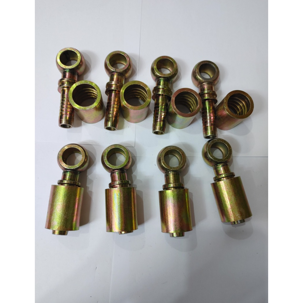 Khoen ép ống thủy lực bộ (vỏ + đầu)phi 8 mm đến 24 mm ,sắt xi 7 màu