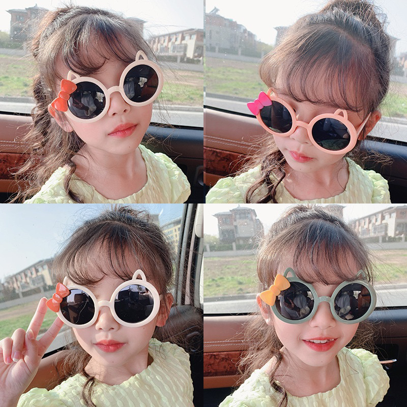 Kính mát thời trang cho bé yêu,kính râm em bé chống nắng Jelly Eyewear