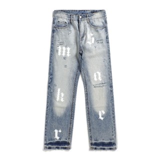 Quând jeans nam cao cấp , ống đứng - smaker straight jeans in blue