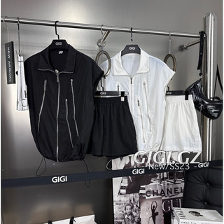 Set gió thể thao ba lỗ chữ bling