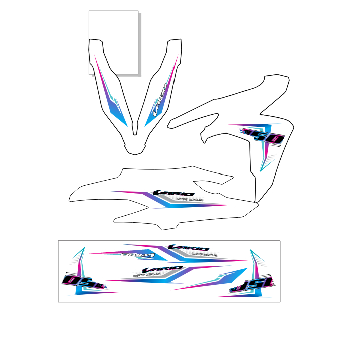 Tem rời vario 7 màu  - 2019 -2020-2021-2022