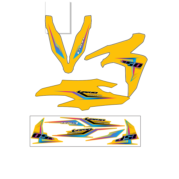 Tem rời vario 7 màu  - 2019 -2020-2021-2022