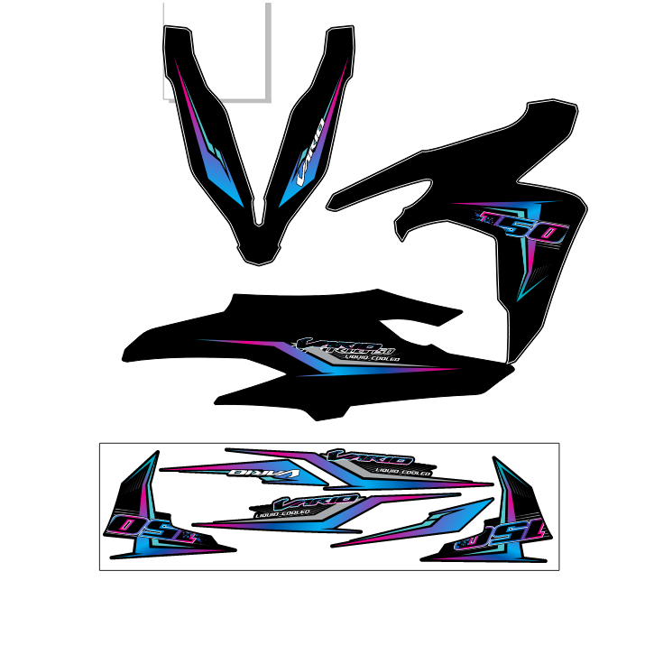 Tem rời vario 7 màu  - 2019 -2020-2021-2022