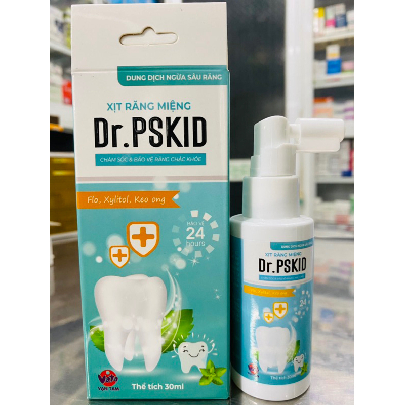 XỊT SÂU RĂNG DR.PSKID Chăm sóc và Bảo vệ răng chắc khoẻ.