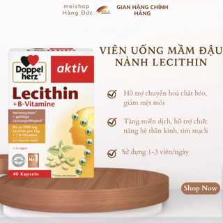 Viên uống chiết xuất mầm đậu nành Lecithin Doppelherz - Hàng Đức