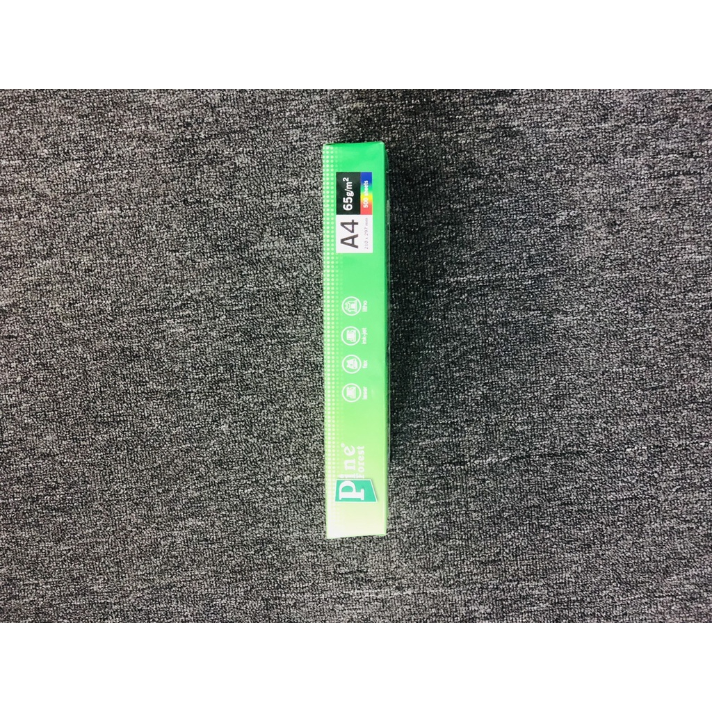 Giấy photo Pine A4 ĐL 65g/m2 Pine Forest đi kèm với độ dày nâng cao