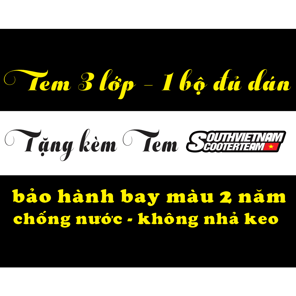 Tem Wave NiLong Trong Dán Phù Hợp Với Mọi Màu xe