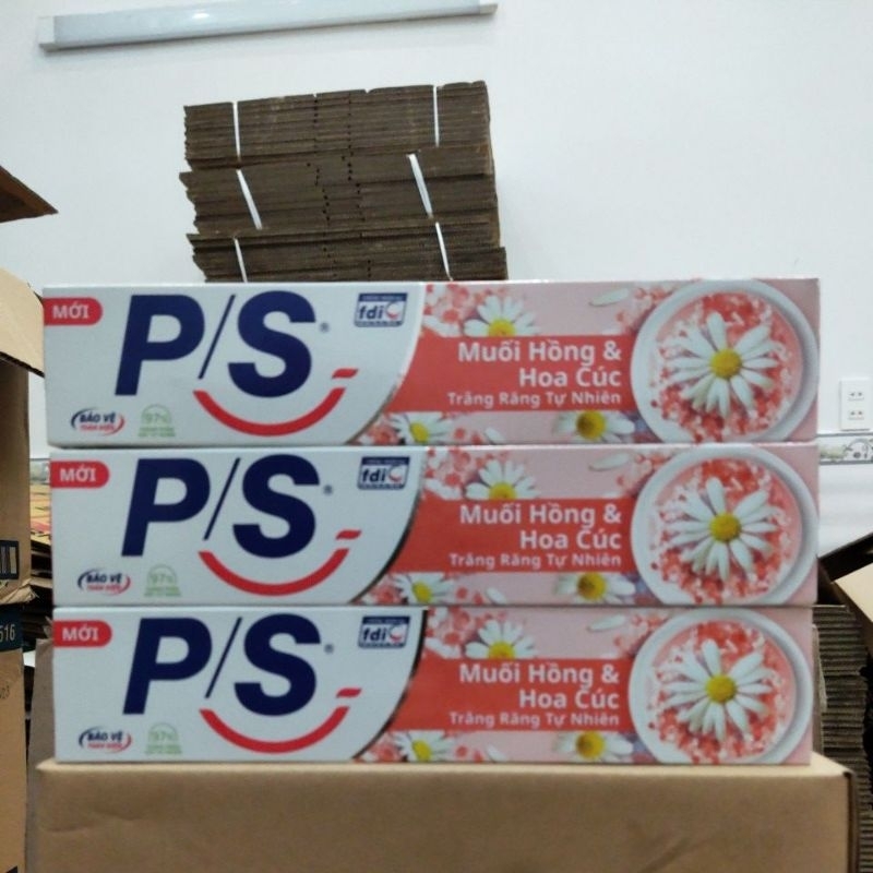 Kem đánh răng p/s muối hồng &hoa cúc