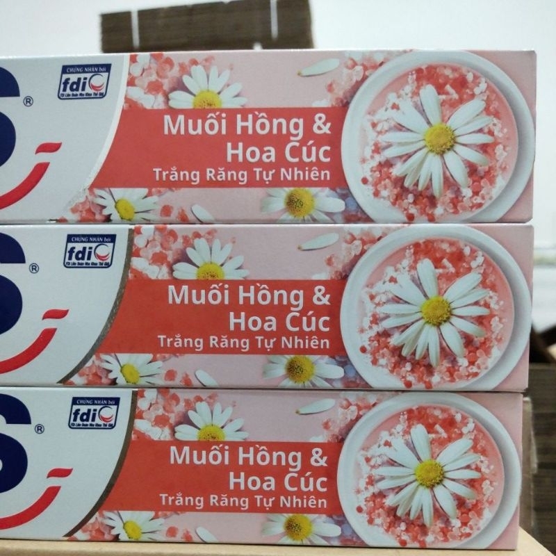 Kem đánh răng p/s muối hồng &hoa cúc