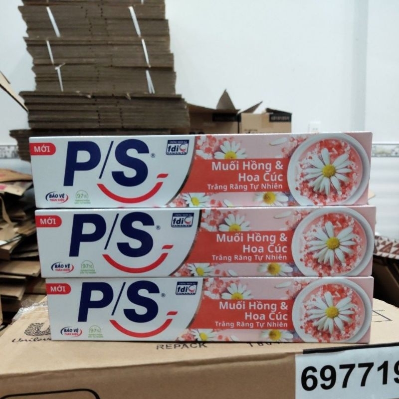 Kem đánh răng p/s muối hồng &hoa cúc