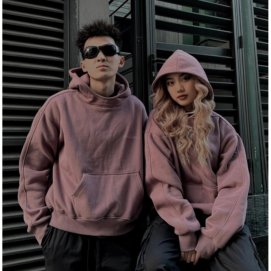 Áo Hoodie nam nữ Gucoon  Tím